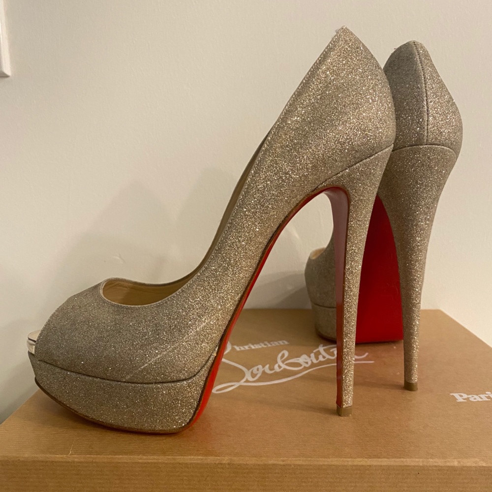 Authentic Christian Louboutin Lady Peep Size 41.5